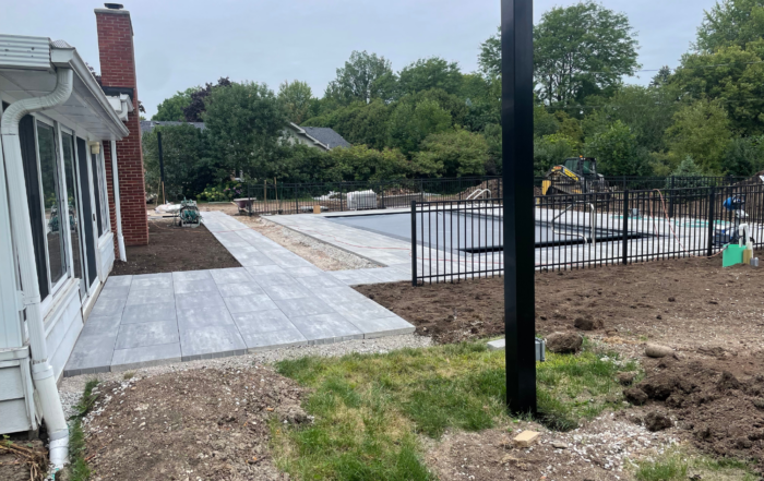custom swimming pool in Greenfield, wi, build by loomis pools.