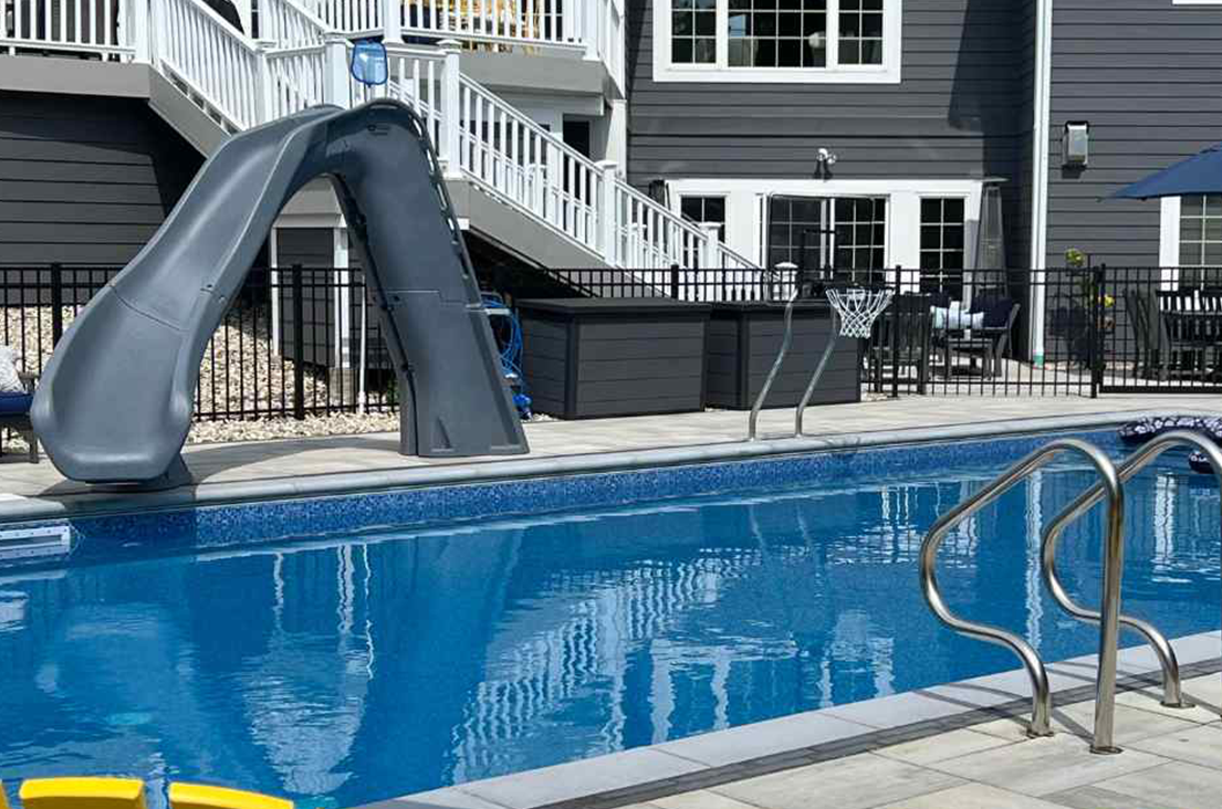 Custom designed inground pool - Brookfield WI